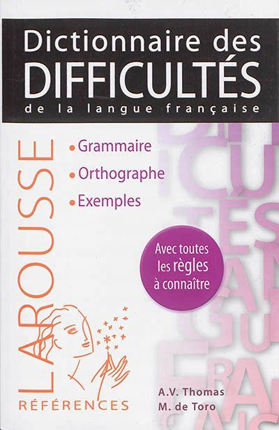 Dictionnaire des difficultés de la langue française – Thomas